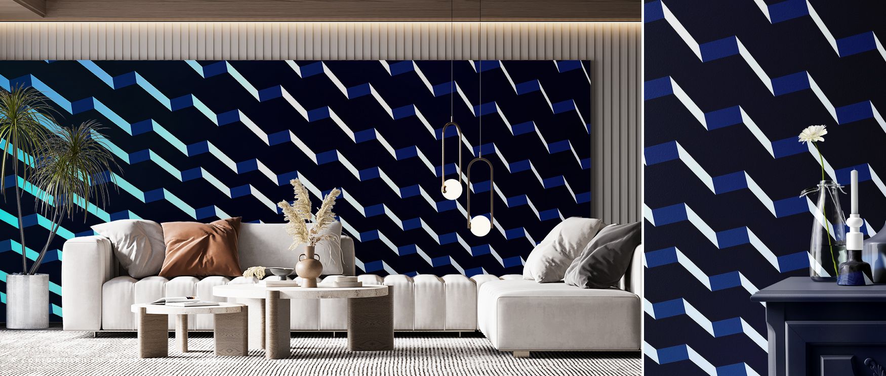 Layered marks vary in size to sustain variety. Up or Across Wallpaper avoids monotony in creative spaces. Surfaces glow brightly. Rhythm is fluid. Balance persists clearly. Serenity remains present. Elegance sustains imagery. The effect is dynamic. 