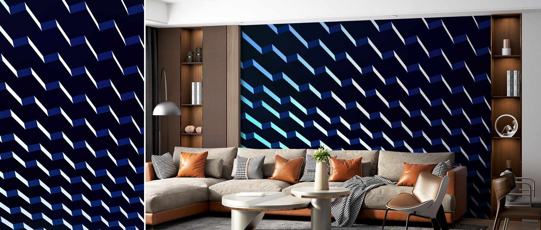 Subtle highlights enrich tonal layers without glare. Up or Across Wallpaper manages detail carefully in study corners. Surfaces glow softly. Rhythm stays calm. Balance persists. Serenity flows evenly. Elegance defines mood. The design feels modern. 