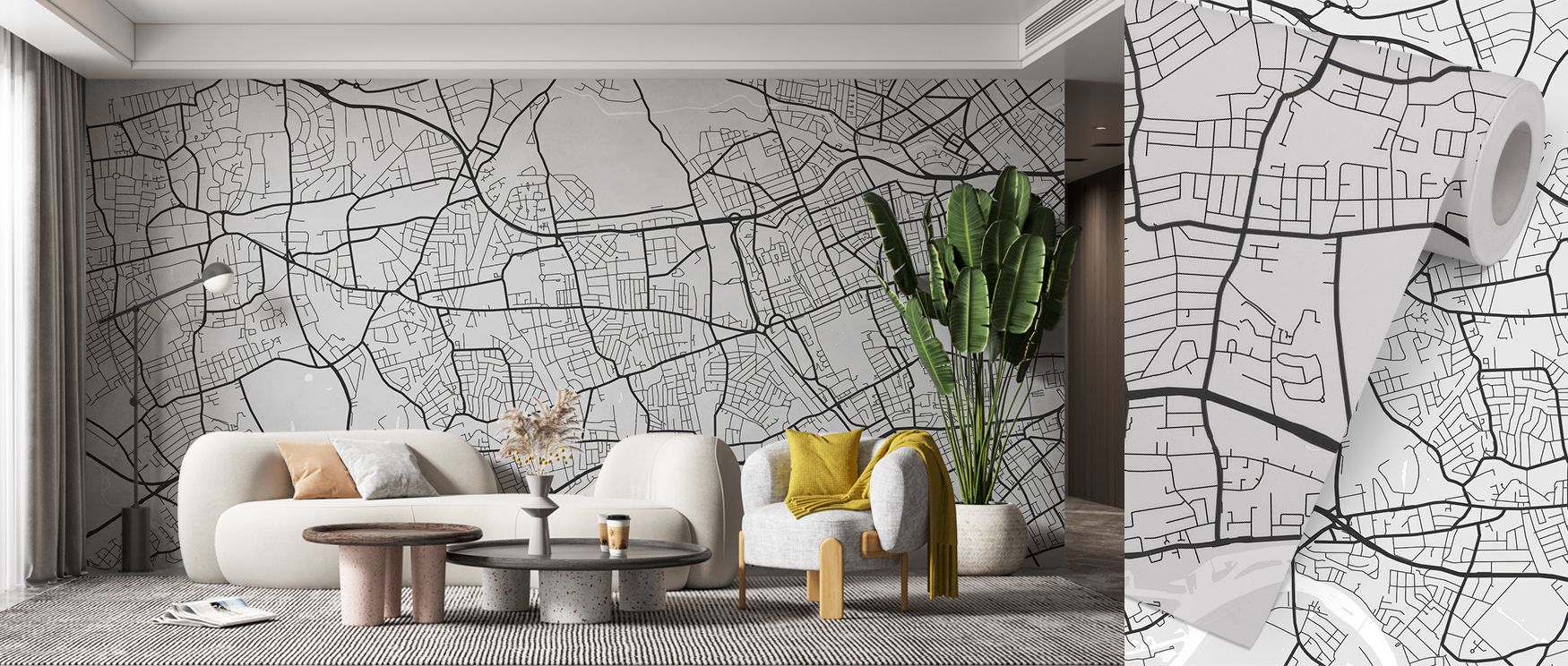 West London Grey Wallpaper captures urban identity in soft tones, enriching interiors with cultural elegance. Its design enhances bedrooms with calm refinement, living rooms with sophistication, and offices with stylish artistry. 