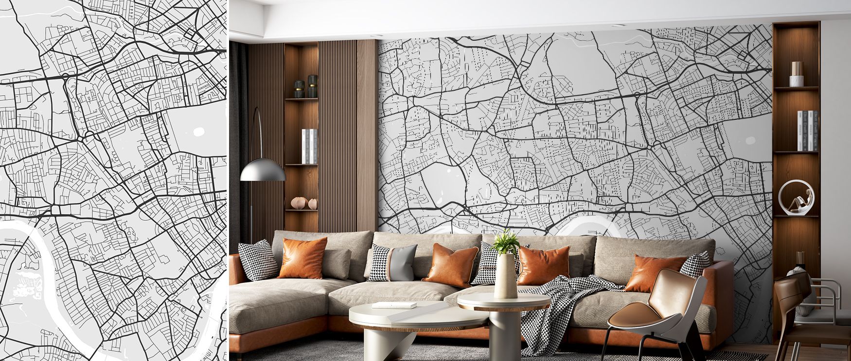 The West London Grey Wallpaper conveys sophistication through subtle artistry, creating interiors filled with elegance. Its design enhances bedrooms with calm presence, living rooms with charm, and offices with cultural depth, enriching walls with style. 