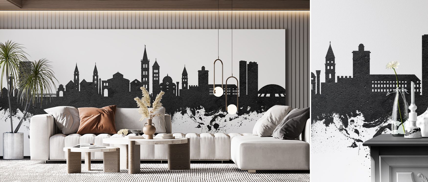 Zadar Croatia Skyline Black & White Wallpaper presents coastal charm through bold architectural lines. Its imagery conveys cultural depth and modern artistry, enriching offices, bedrooms, or living spaces with refined presence. 