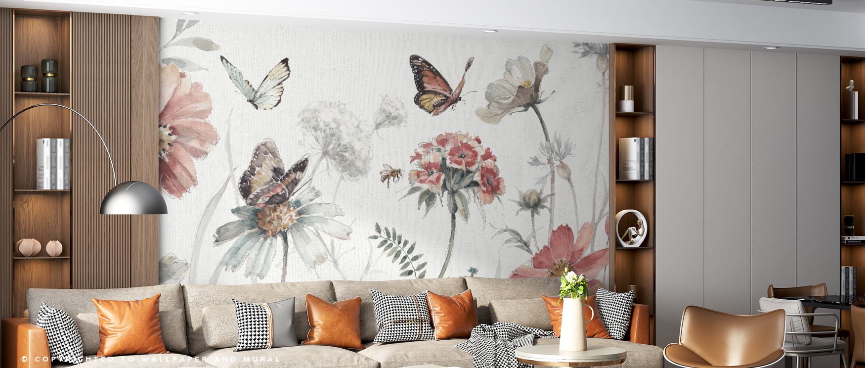 Gentle tones define the A Country Weekend I Wallpaper, creating imagery of rustic elegance. Its design reflects countryside calm, uplifting bedrooms, kitchens, or shared interiors with artistic charm and nostalgic decorative presence. 