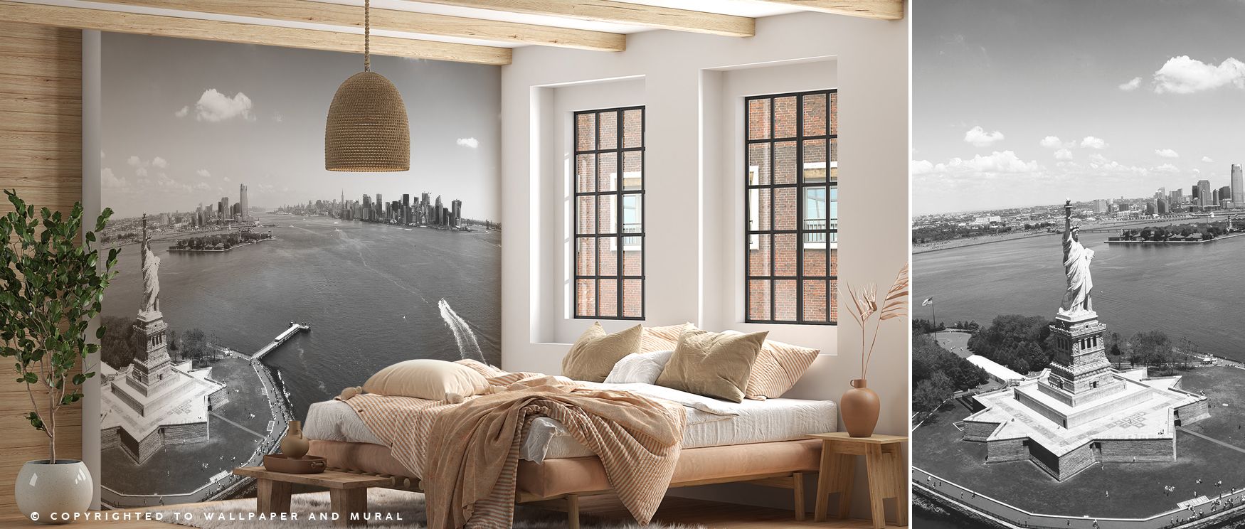 Aerial Liberty Wallpaper embodies patriotism through imagery presented in elevated views. Its design reflects cultural pride, uplifting bedrooms, offices, or living areas with expressive artistry and decorative balance. 