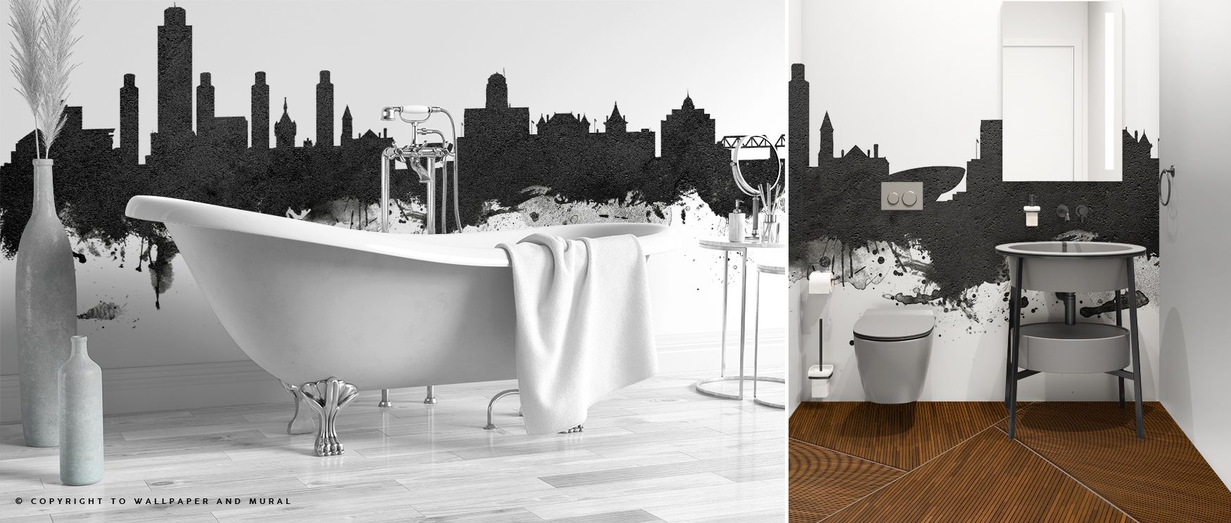 Urban silhouettes arranged in bold contrast define the Albany New York Skyline Black & White Wallpaper. Its imagery conveys cultural refinement, enriching bedrooms, offices, or shared interiors with stylish decorative artistry. 