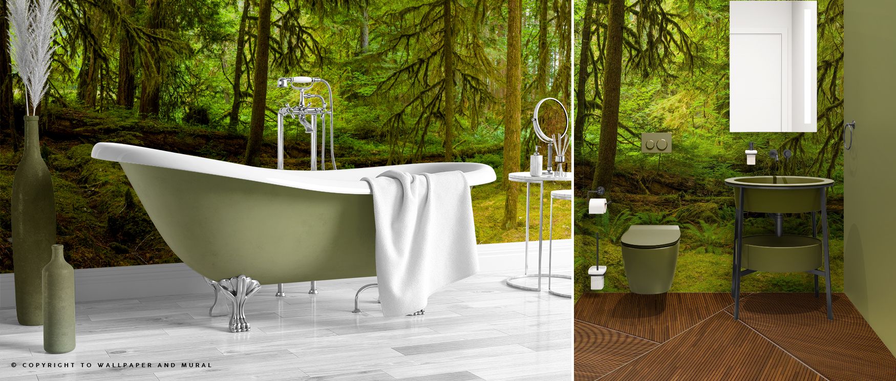 The Ancient Groves Wallpaper emphasizes woodland refinement through rhythmic tones. Its imagery conveys calmness, enriching bedrooms, offices, or shared interiors with artistic decorative charm. 