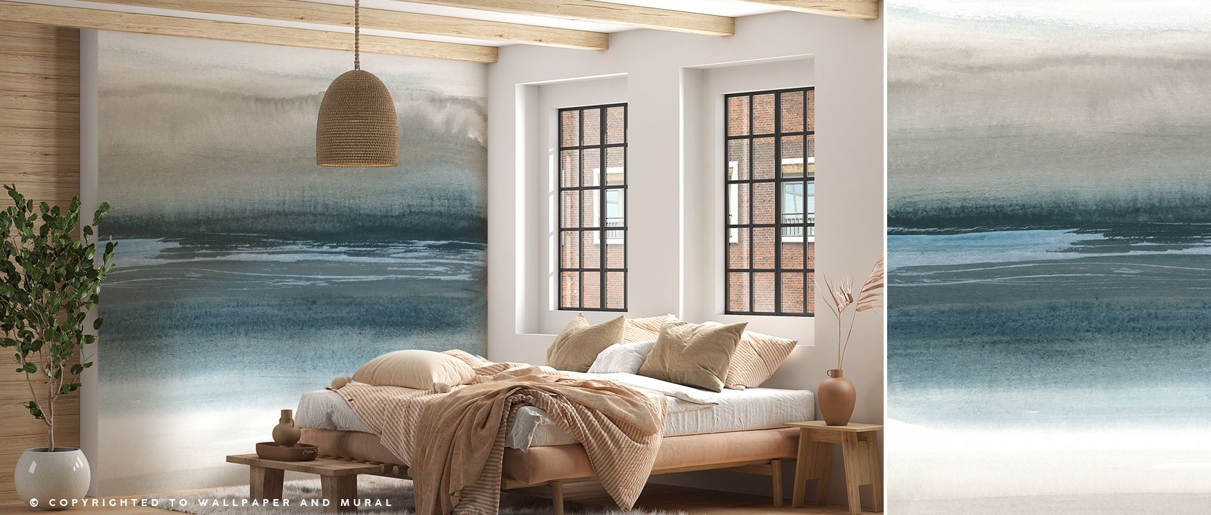 Poetic twilight imagery defines the At The End Of The Day Wallpaper, arranged with refined rhythm. Its design conveys serenity, enriching bedrooms, offices, or shared interiors with decorative artistry and subtle resonance. 