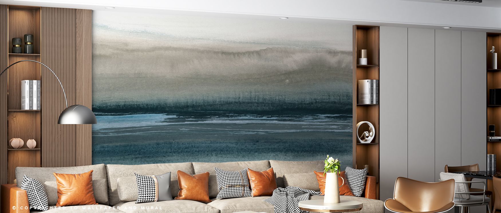 At The End Of The Day Wallpaper emphasizes balance through fading tones. Its imagery reflects calmness, enriching bedrooms, offices, or living rooms with decorative refinement and natural artistry. 