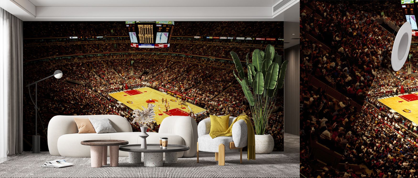 The Basketball Dreams Wallpaper emphasizes movement and vitality with expressive tones. Its design reflects balance, enriching bedrooms, offices, or shared interiors with sporty artistry and decorative resonance. 