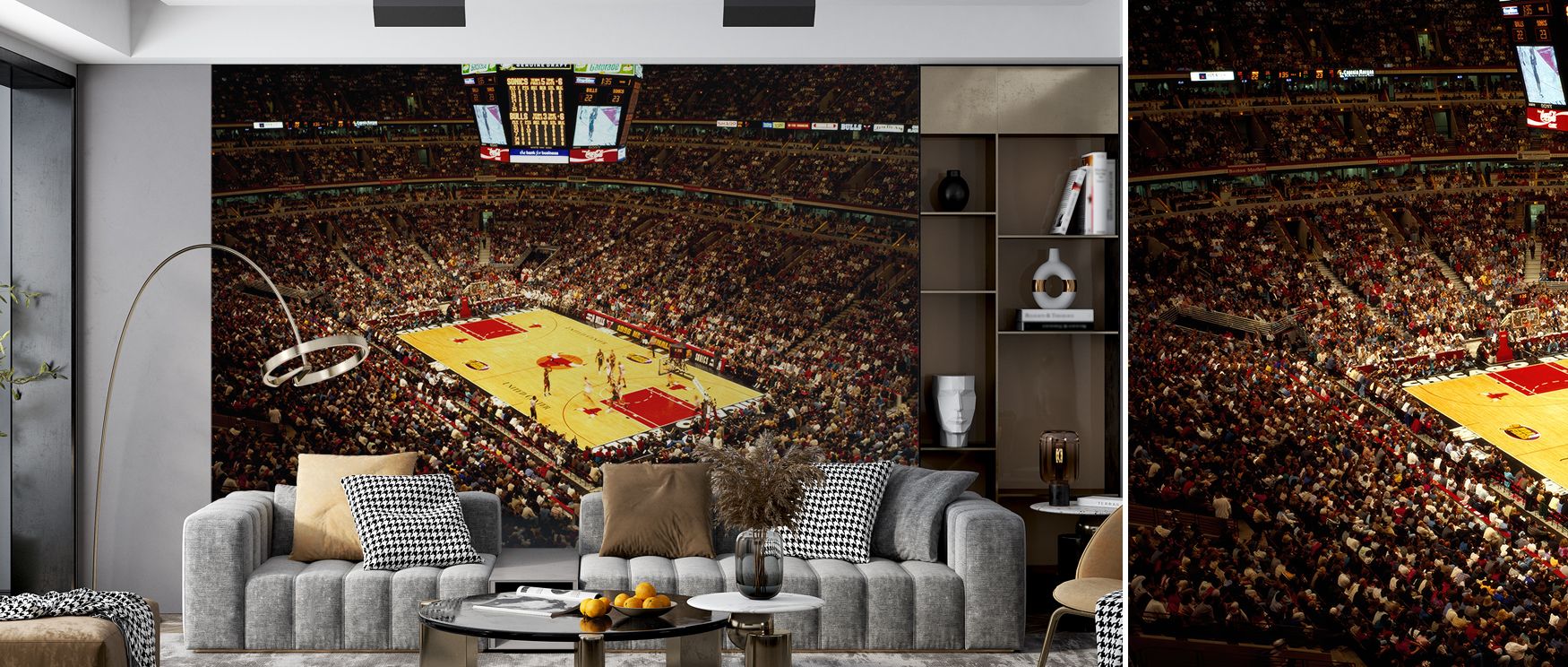 Sporty imagery defines the Basketball Dreams Wallpaper, presented with expressive rhythm. Its design conveys vibrancy, enriching bedrooms, offices, or shared interiors with sporty artistry and decorative resonance. 