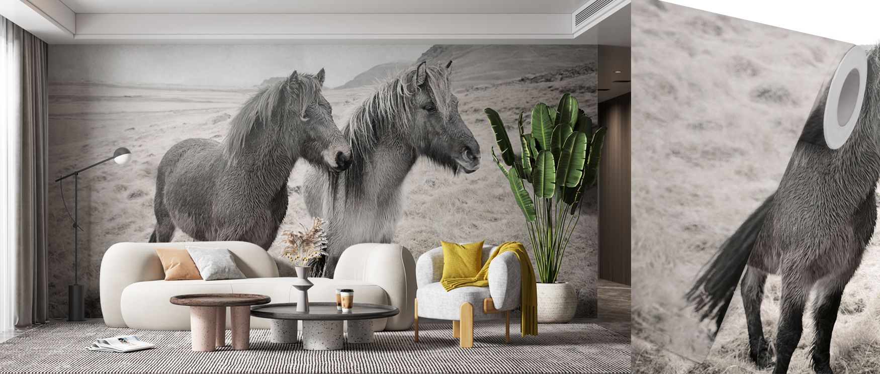 The Bjarni And Imir Wallpaper highlights playful detail with imaginative tones. Its design conveys refinement, enriching bedrooms, nurseries, or shared interiors with decorative artistry and lively resonance. 