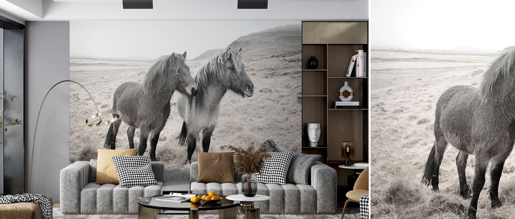 Expressive storytelling tones define the Bjarni And Imir Wallpaper, highlighting its characters. Its design conveys refinement, enriching bedrooms, nurseries, or shared interiors with decorative artistry and joyful resonance. 