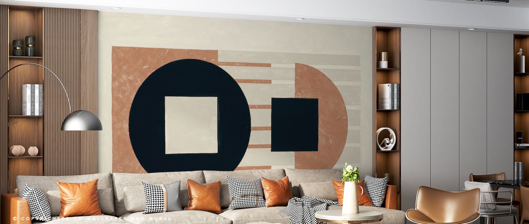 Natural warmth defines Brown Speaking Wallpaper as flowing shades create depth. This wallpaper provides balance in offices, comfort in bedrooms, and calm sophistication in living rooms, offering versatile backdrops with timeless charm.