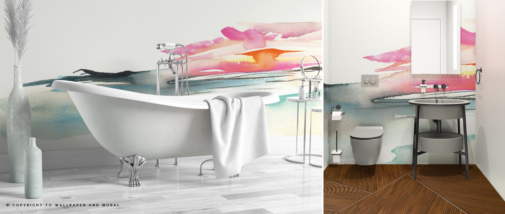 Coastal Sunset Wallpaper surrounds interiors with brilliance, turning walls into luminous backdrops of charm. Its artistry conveys peace and vibrancy, offering atmosphere that transforms bedrooms, offices, or living rooms into sanctuaries filled with bala