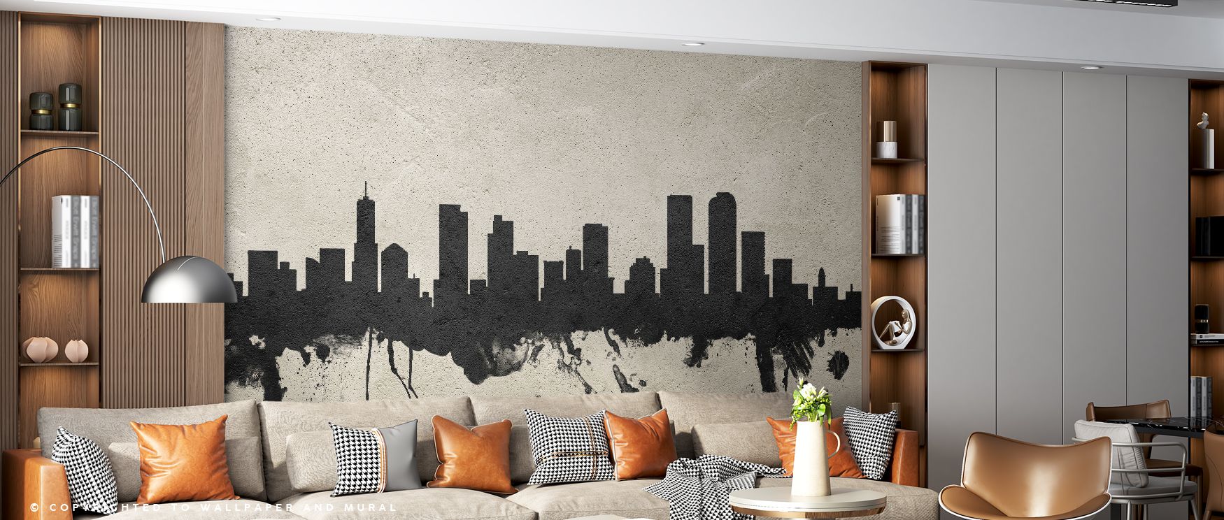 Denver Skyline Concrete Wallpaper offers striking artistry, presenting architectural silhouettes with clarity. Interiors benefit from its textured palette, enriching bedrooms, offices, or living spaces with atmosphere of cultural charm, creative balance, 