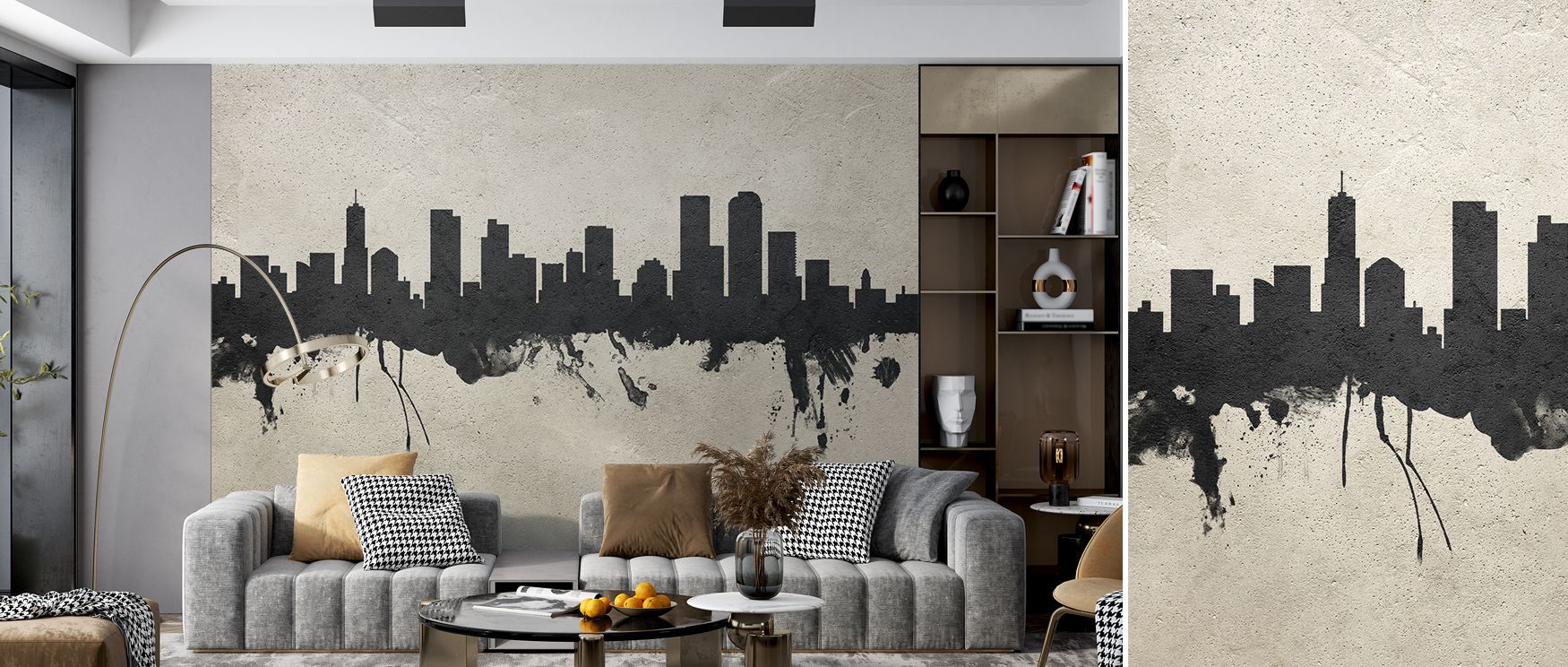 The Denver Skyline Concrete Wallpaper creates immersive urban artistry, surrounding interiors with rhythm and balance. Bedrooms, offices, or stylish living areas glow with cultural pride, offering timeless charm and sophistication that uplifts daily life 