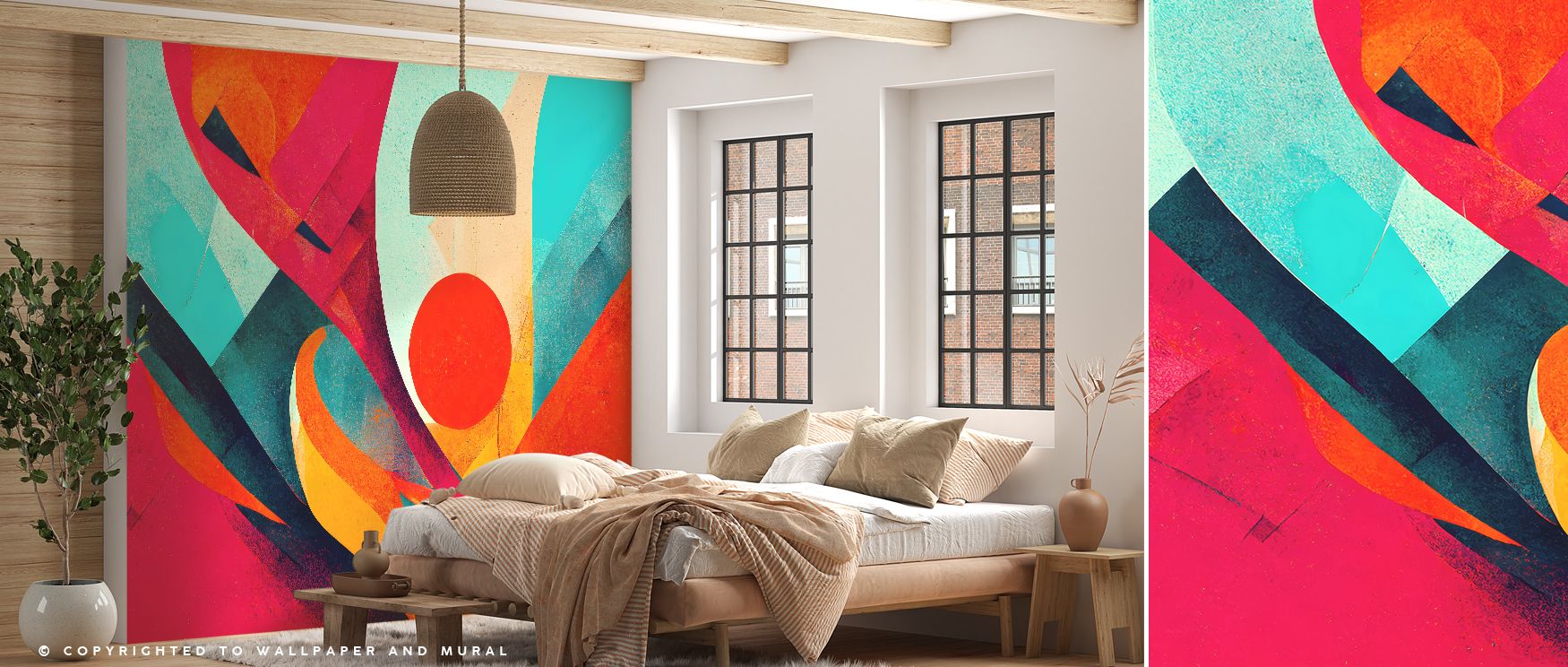 Desert Sun Wallpaper captures radiance of desert horizons, surrounding interiors with luminous energy. Its artistry enriches bedrooms, offices, or family areas with atmosphere of charm and balance, creating immersive retreats filled with inspiration, calm