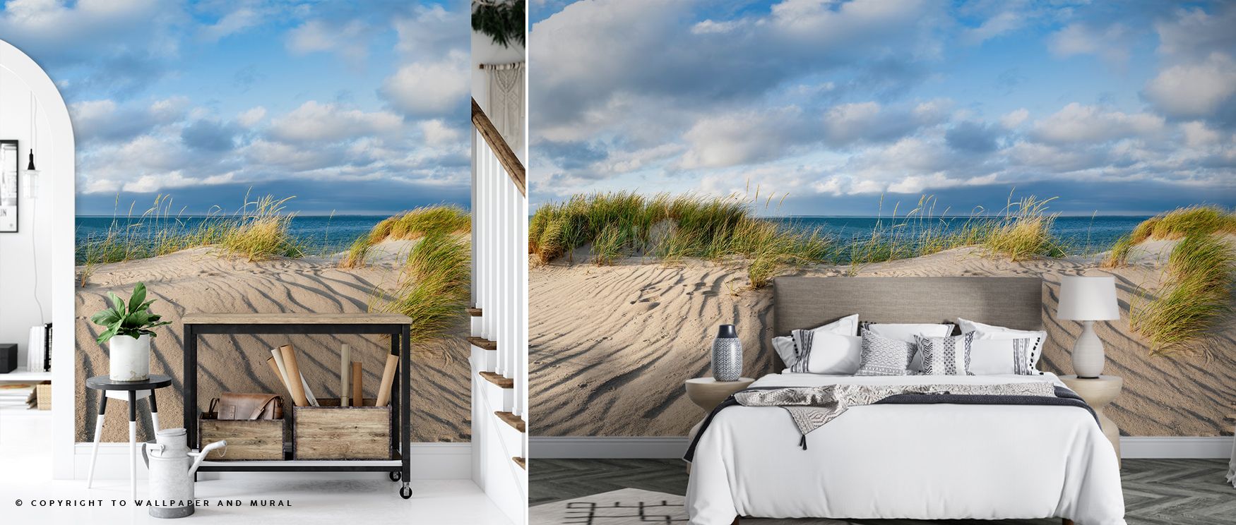 Dunes and Skies Wallpaper reflects natural artistry, presenting landscapes with luminous resonance. Interiors glow with calm rhythm, enriching bedrooms, offices, or family areas with balance, inspiration, and reflective serenity that enrich daily routines
