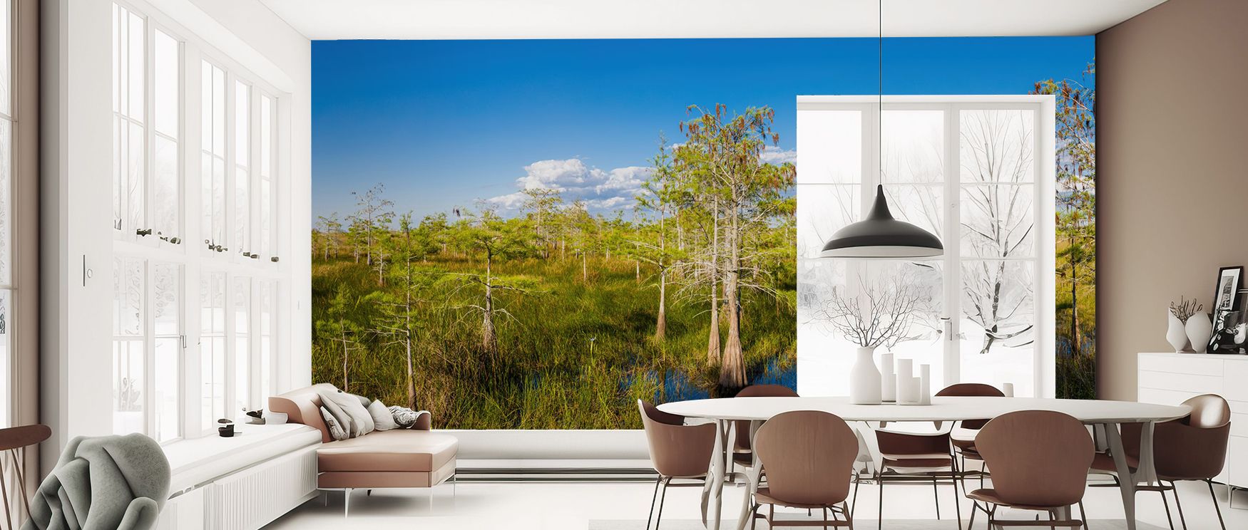 In Dwarf Cypress Trees Wallpaper, natural tones highlight forms in luminous resonance. Interiors glow with atmosphere of balance and serenity, enriching bedrooms, offices, or stylish family areas with calmness, charm, and cultural pride. 