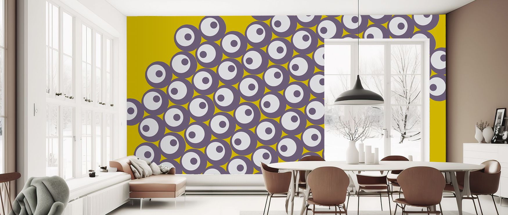 Eggs Nesting Wallpaper enriches interiors with whimsical imagery, presenting nesting eggs in radiant tones. Bedrooms, nurseries, or family spaces glow with atmosphere of serenity, balance, and cultural pride, creating retreats enriched with reflective cha