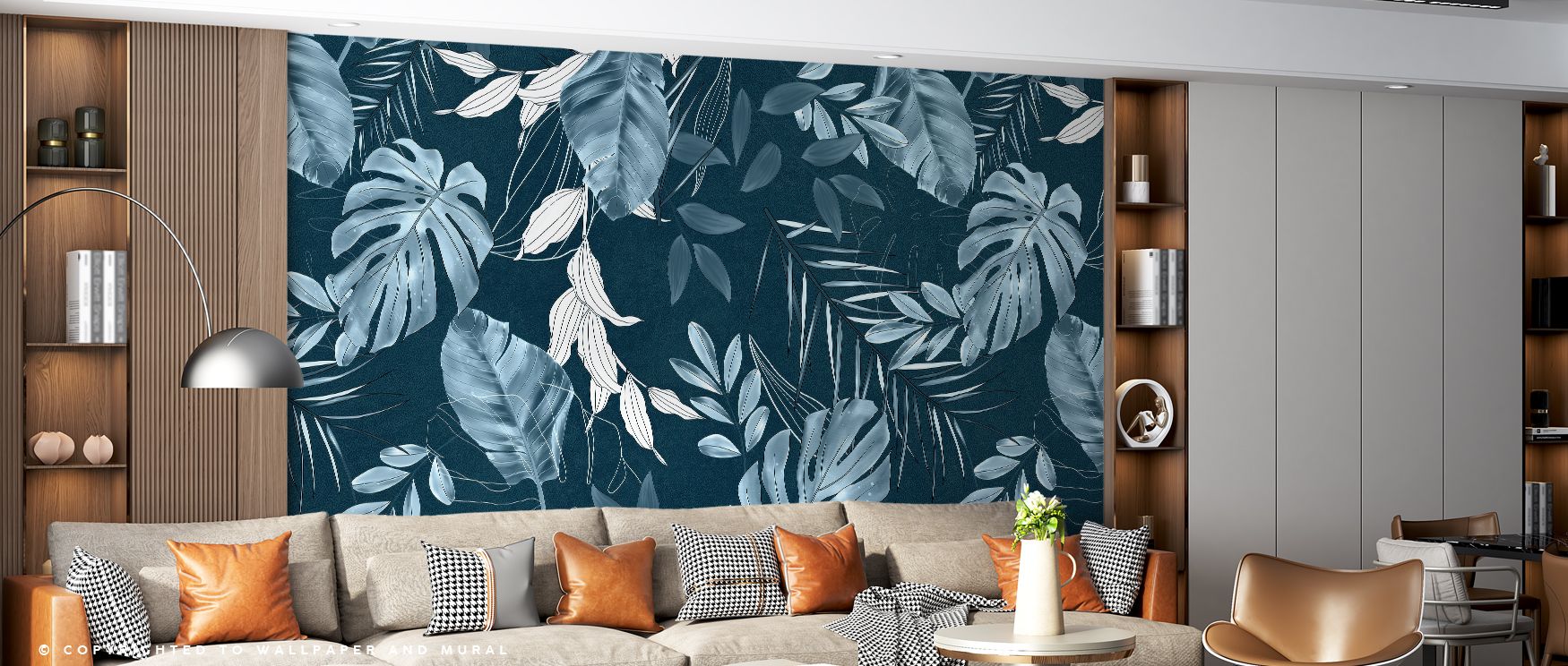Fall Winds Ahead Wallpaper conveys resonance of autumn tones, surrounding interiors with warmth and charm. Homes glow with serenity and inspiration, as bedrooms, offices, or living rooms are enriched with balance, reflective artistry, and cultural pride.
