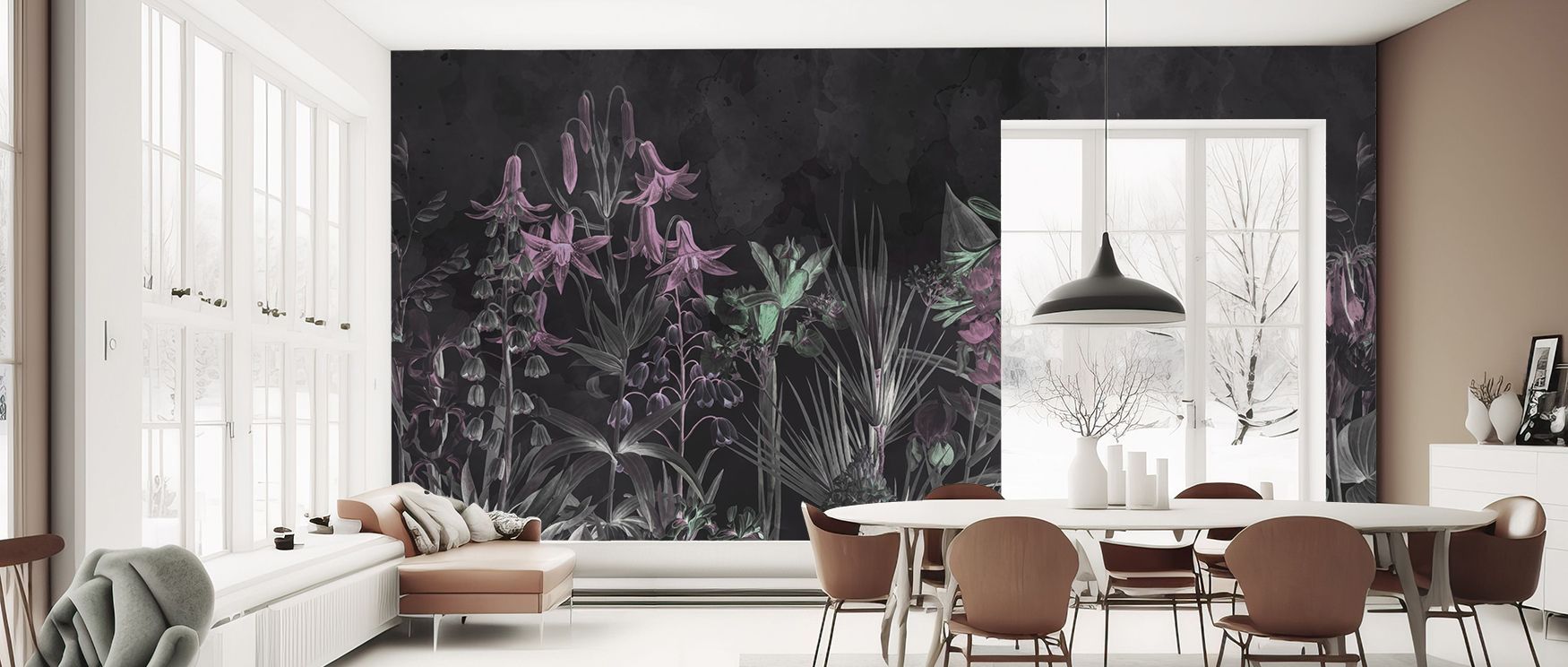 Field of Dreams Dark Green Wallpaper conveys calm vitality, surrounding interiors with lush tones. Bedrooms, offices, or stylish living areas glow with balance and serenity, creating retreats enriched with cultural resonance and timeless inspiration.