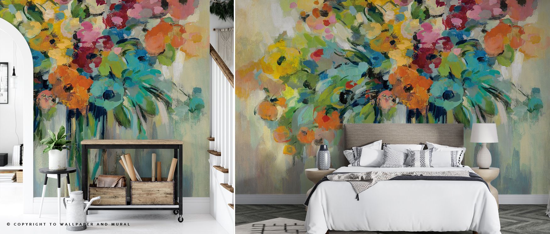 Flower Cloud Wallpaper reflects delicate imagery, surrounding interiors with blossoms of charm. Bedrooms, offices, or family rooms glow with balance, serenity, and reflective artistry, creating retreats enriched with timeless inspiration.