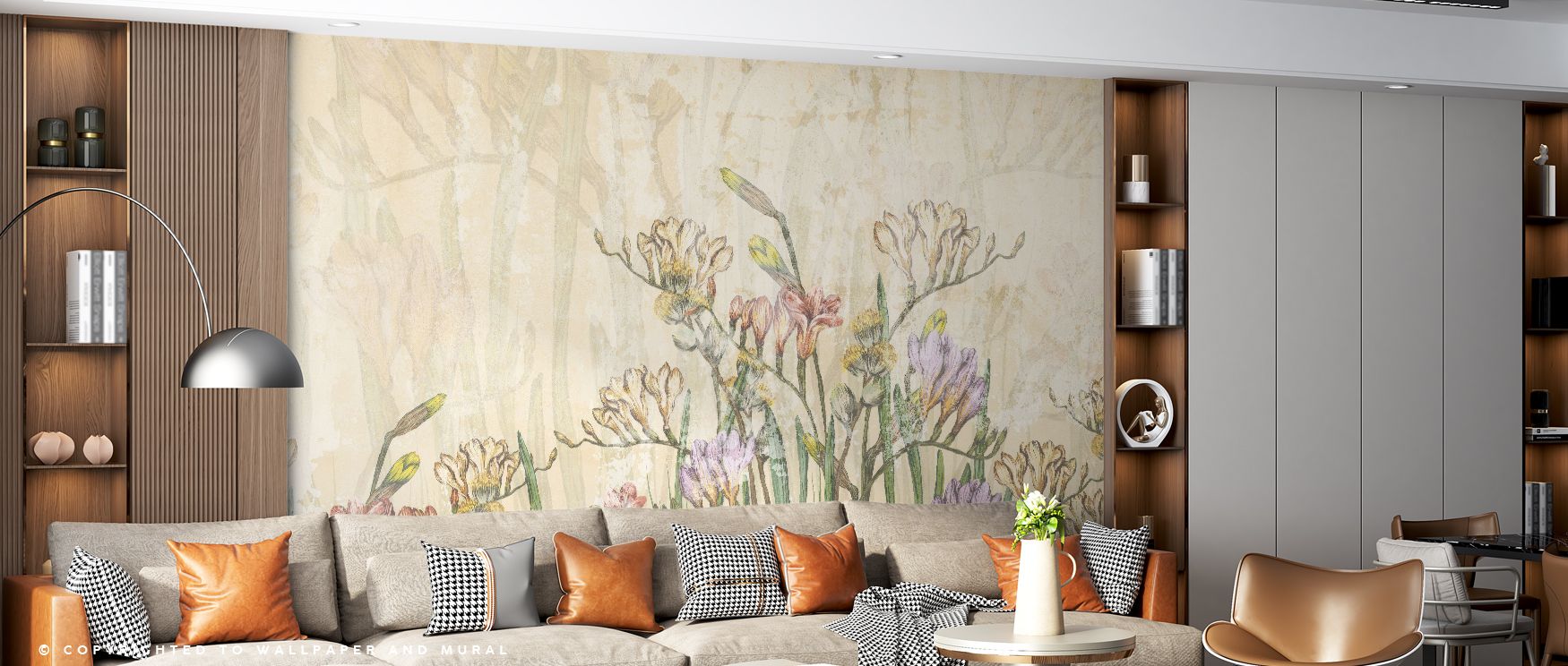 With blooming intricacy, Freesia Wallpaper captures the joy of flowers in artistic form. Layers of petals create depth and rhythm, radiating vitality. Its palette conveys optimism, filling interiors with floral energy. The blossoms suggest harmony, creati