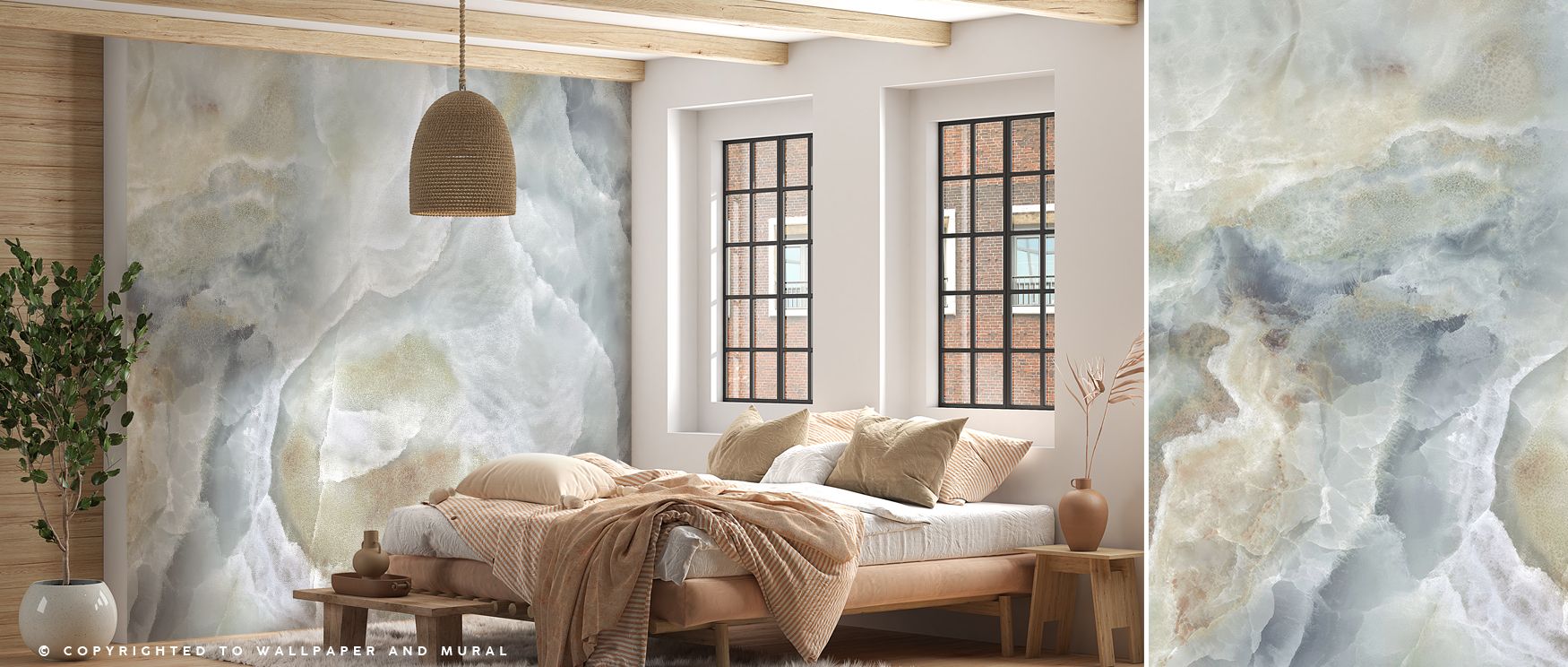 Flowing abstract lines dominate From Above Wallpaper, echoing landscapes seen from skyward perspective. Each stroke suggests movement, creating a sense of continuous rhythm. The layers produce an immersive effect, combining depth with artistry. Its charac