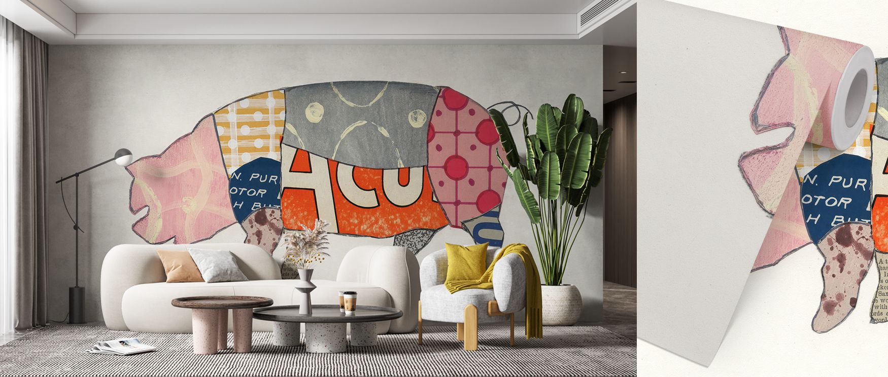 Bold artistry defines From the Butcher II Wallpaper through intricate layering of butcher-themed motifs. Shapes carry heritage, while lines and tones reflect craftsmanship. The imagery transforms spaces with storytelling. Its mood is both expressive and c