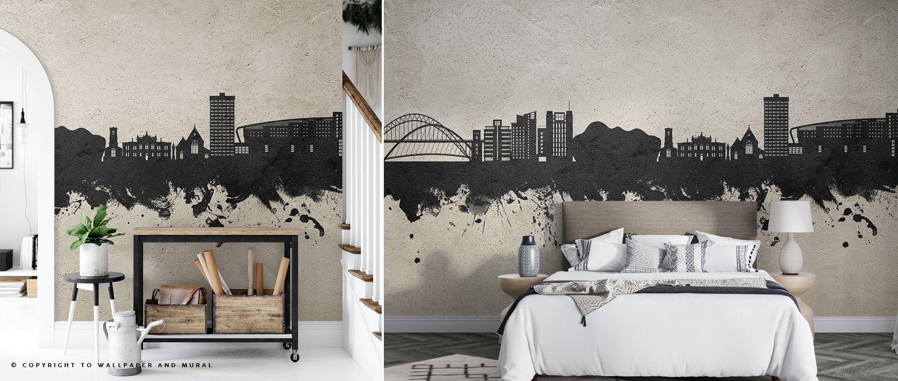 Strength and artistry meet in Gateshead England Skyline Concrete Wallpaper, where structured forms emerge in layered compositions. Tones of gray balance clarity and depth, creating urban character. The design reflects rhythm of architecture. Its presence 
