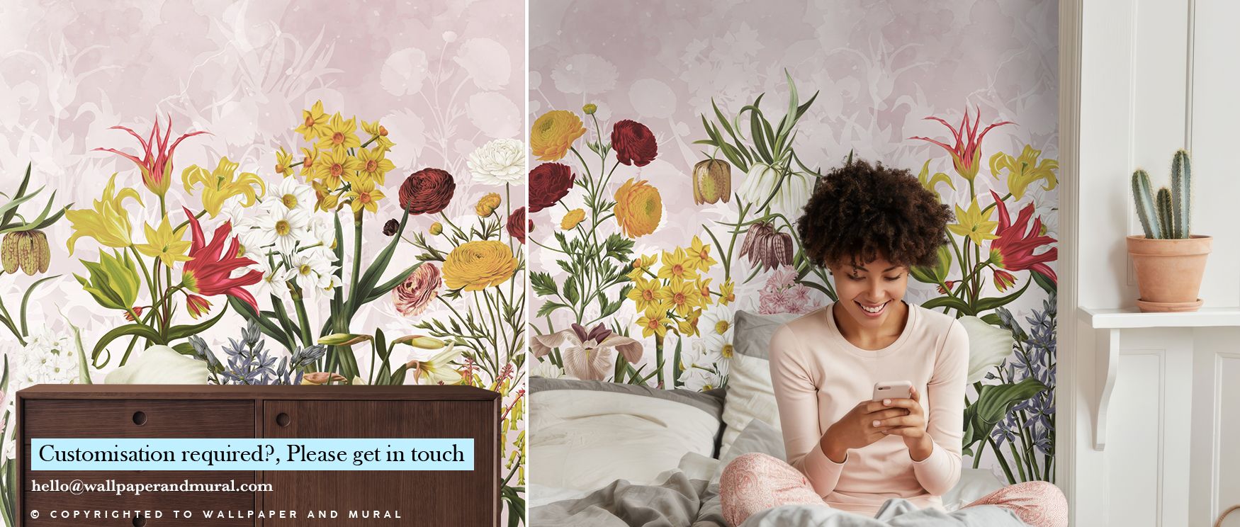 Blossoms flow across Happy Spring Flowers Wallpaper in compositions layered with tonal depth. Each motif conveys vitality, while shading adds refinement. Its artistry highlights optimism. The palette reflects charm and balance. Interiors gain vibrancy and