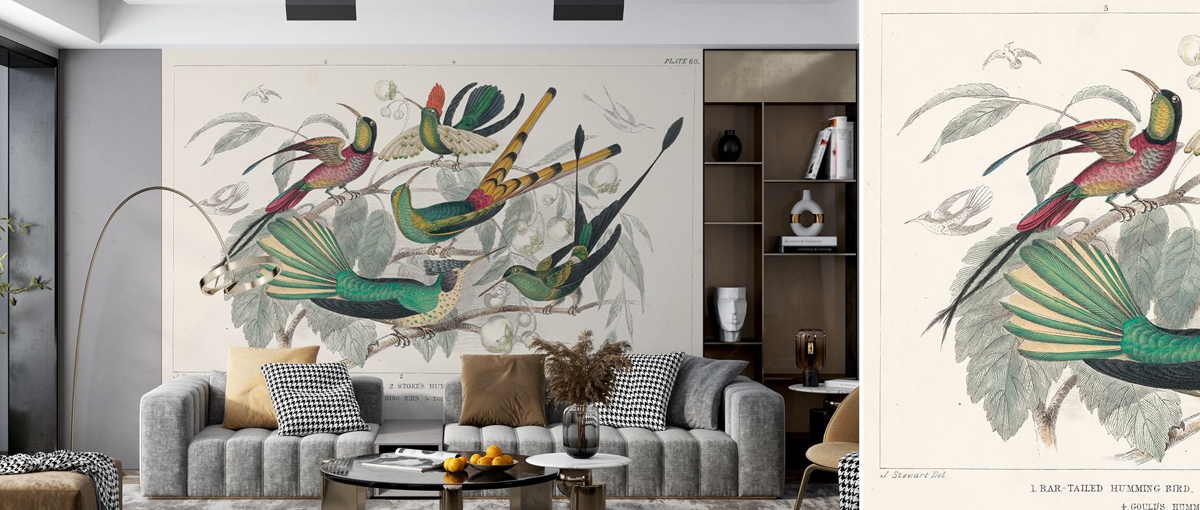 Every detail in the Hummingbird Study Wallpaper suggests natural grace, where fine strokes mimic delicate feathers. The composition flows naturally, guiding the eye across motion and pause. Its imagery harmonizes with modern interiors. One line mentions t