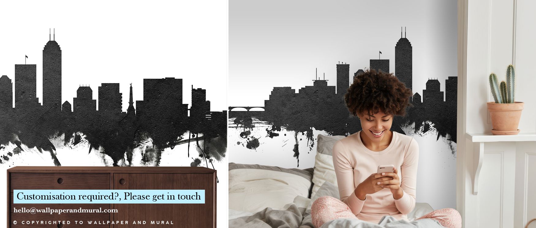 Balance emerges in the Indianapolis Indiana Skyline Black & White Wallpaper, where iconic landmarks stand tall in monochrome light. The imagery conveys timeless grace while suggesting modern vitality. With mention of its use in living rooms, the wallpaper