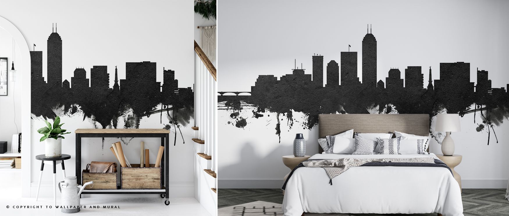 Linear artistry dominates the Indianapolis Indiana Skyline Black & White Wallpaper, bringing geometry into focus through silhouettes. Its clarity channels simplicity and refinement, offering minimalism as beauty. One note of office placement assures flexi