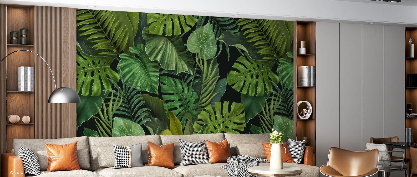 The Jungle Vibes Premium Wallpaper radiates lush expression, where natural textures come alive through bold rendering. Every detail contributes to an atmosphere of vitality. Soft gradients enrich depth. A single mention of offices highlights adaptability,