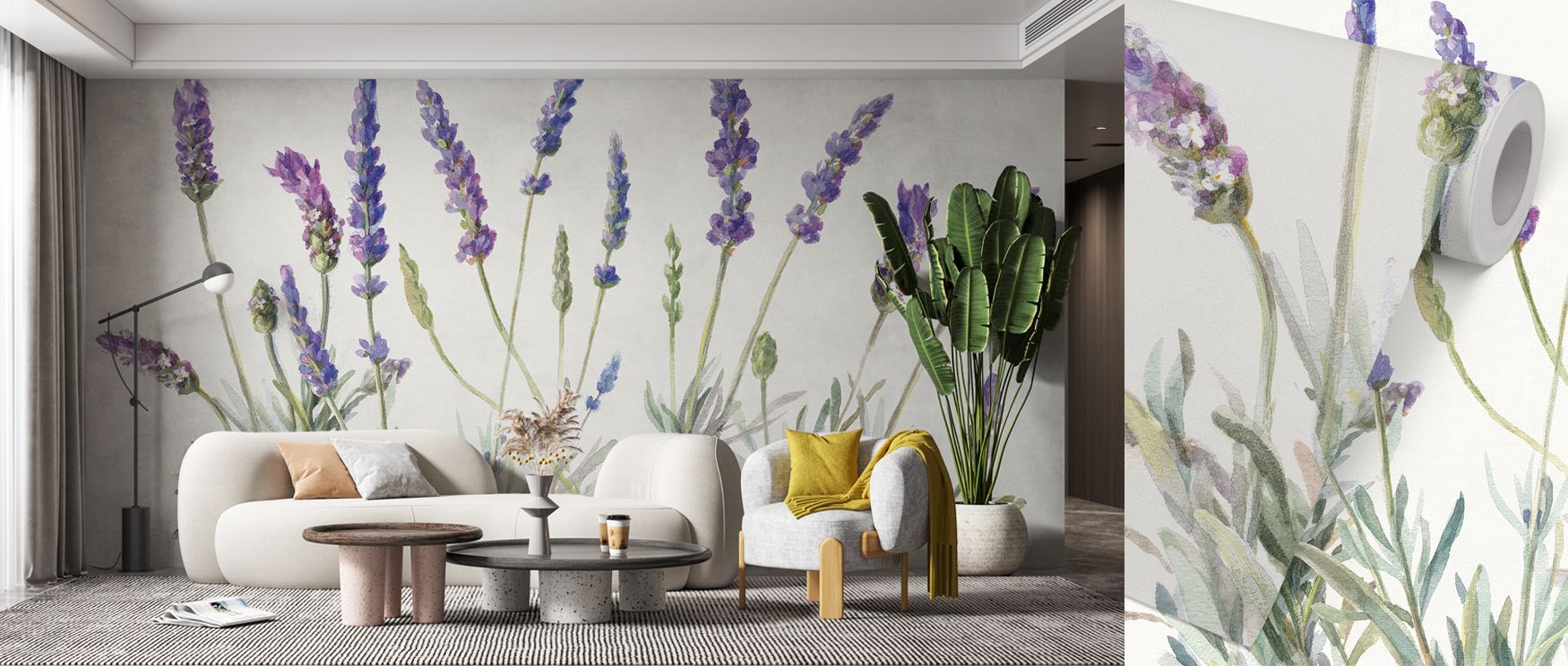 Inspired by natural fields, the Lavender Line Wallpaper depicts floral rhythm through linear grace. Its imagery suggests calm strength and quiet charm. The palette enriches walls softly. With mention of living rooms, adaptability is affirmed, ensuring sha