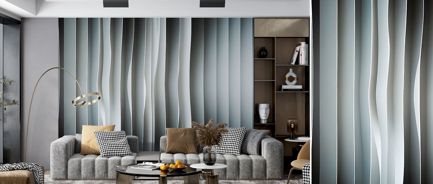 The Layered Wallpaper embodies modern elegance, where overlapping motifs guide vision naturally. Every detail conveys vibrancy and charm. Its palette glows with balance. With one note on bedrooms, versatility is assured, ensuring private interiors embrace