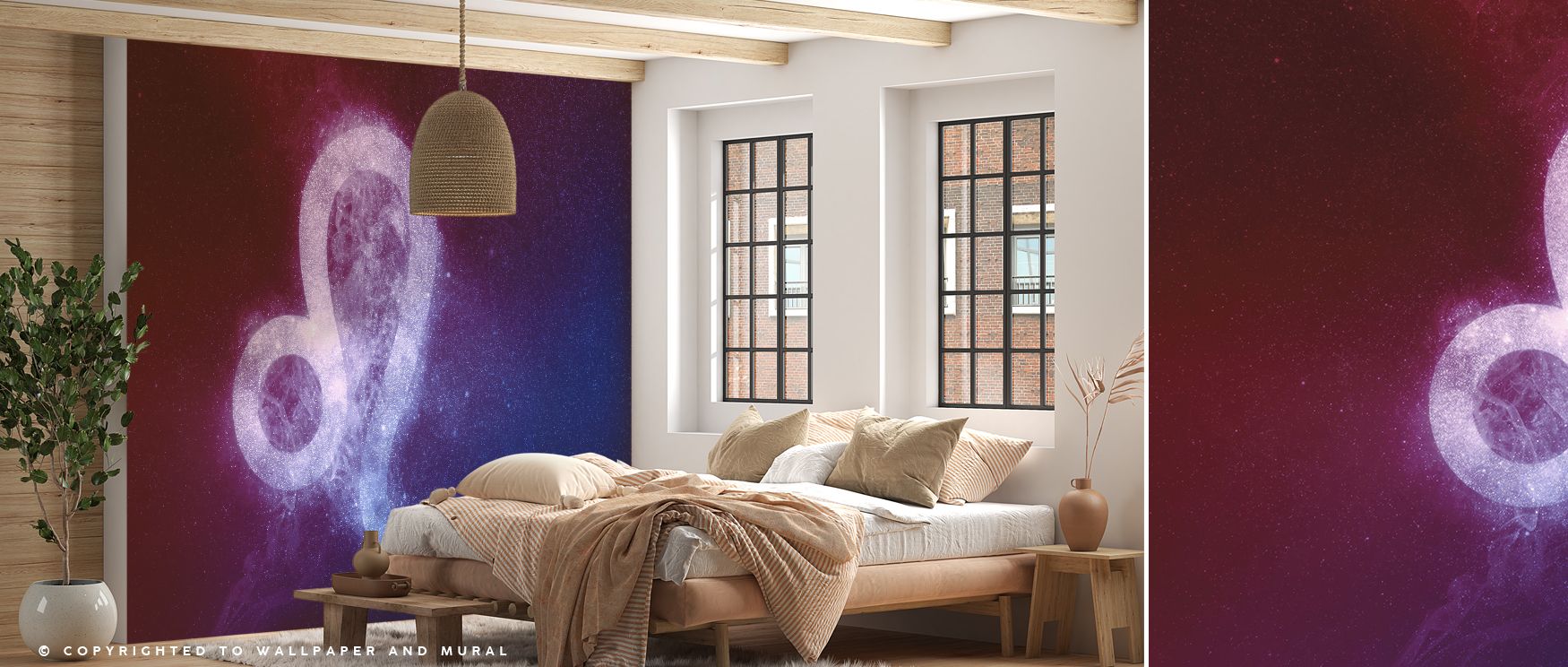 This artwork highlights the Leo Zodiac of Stars Wallpaper, where radiant starbursts sparkle against a mysterious night sky. The constellation emerges through dark atmospheric tones, evoking infinite curiosity and timeless beauty. Each star connects in del