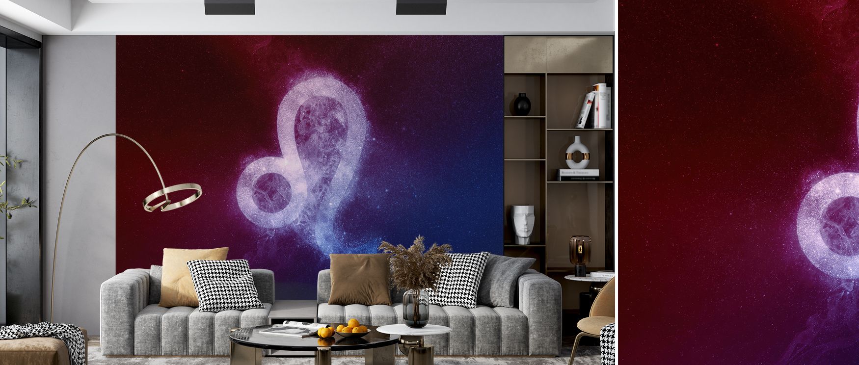 Evoking awe, the Leo Zodiac of Stars Wallpaper depicts a vast cosmos filled with glowing constellations. The arrangement of Leo shines brightly amidst textured gradients, producing an immersive scene of balance and mystery. Its intricate tones elevate spa