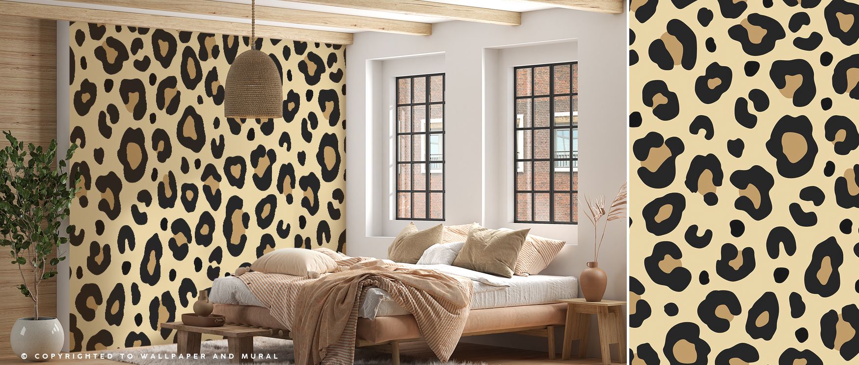 This wallpaper highlights Leopard Skin Grrrrrr on Repeat Premium Wallpaper, where wild textures unfold across earthy tones. Each spotted formation is carefully arranged to balance elegance with primal strength, making the design both stylish and adventuro