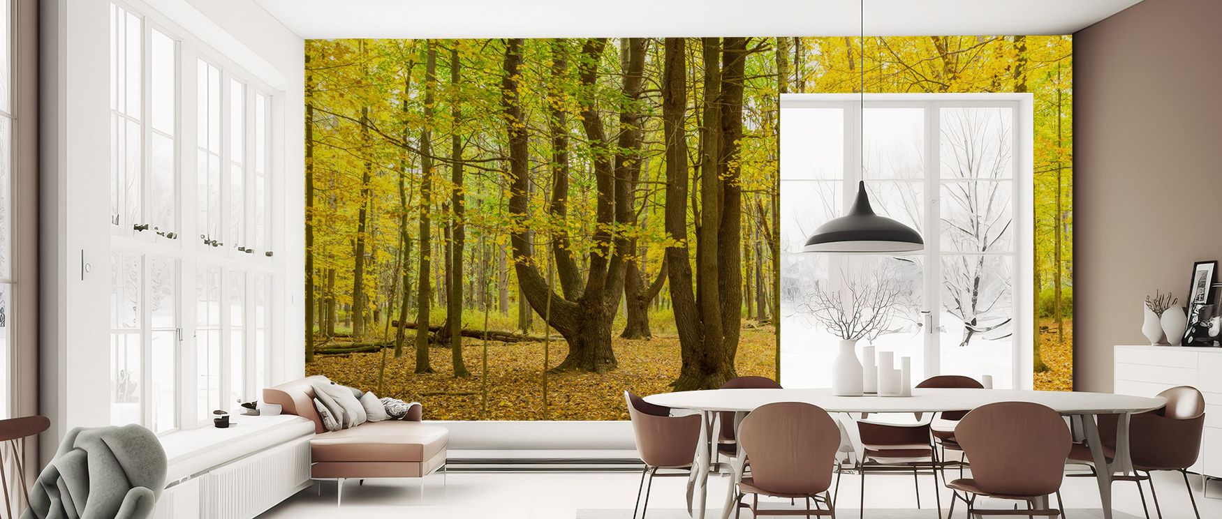 Embodying seasonal charm, the Letchworth Autumn Wallpaper layers falling foliage in shades of gold and bronze. Its dynamic textures provide visual richness, capturing nature’s fleeting transformations. The result is a design full of rhythm and warmth, ele