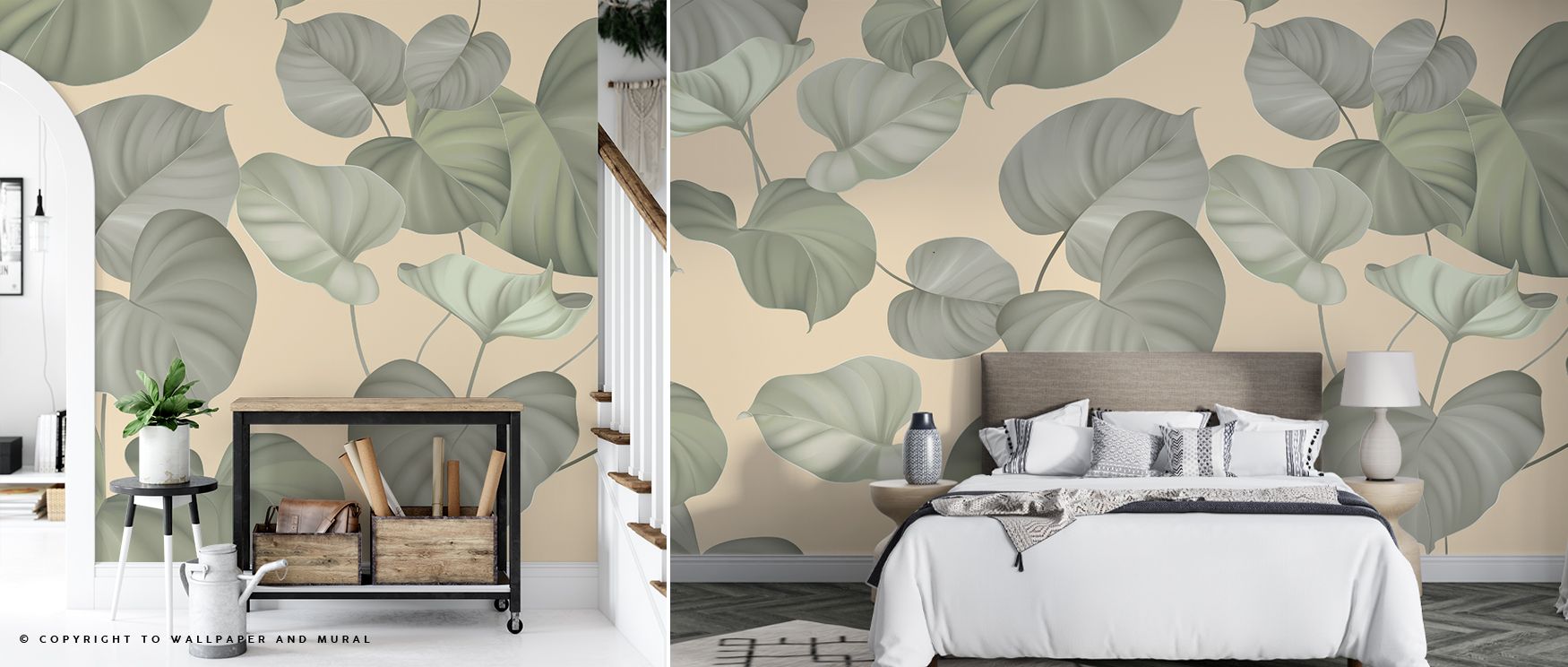 Embodying harmony, Levitating Leaves Premium Wallpaper features floating shapes arranged with elegance. Their placement suggests breezy motion, enriching walls with both energy and calm. Textural depth accentuates the design’s atmosphere of modern beauty.