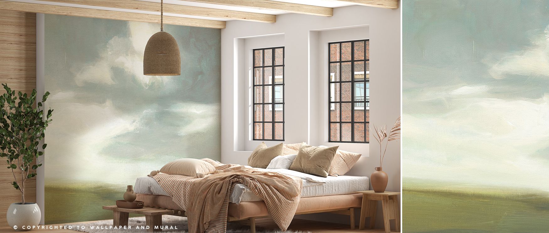 Scenic inspiration defines the Moorland Wallpaper, where nature’s rhythm emerges in soft tonal layers, crafting walls that resonate with peaceful energy and timeless decorative appeal. 