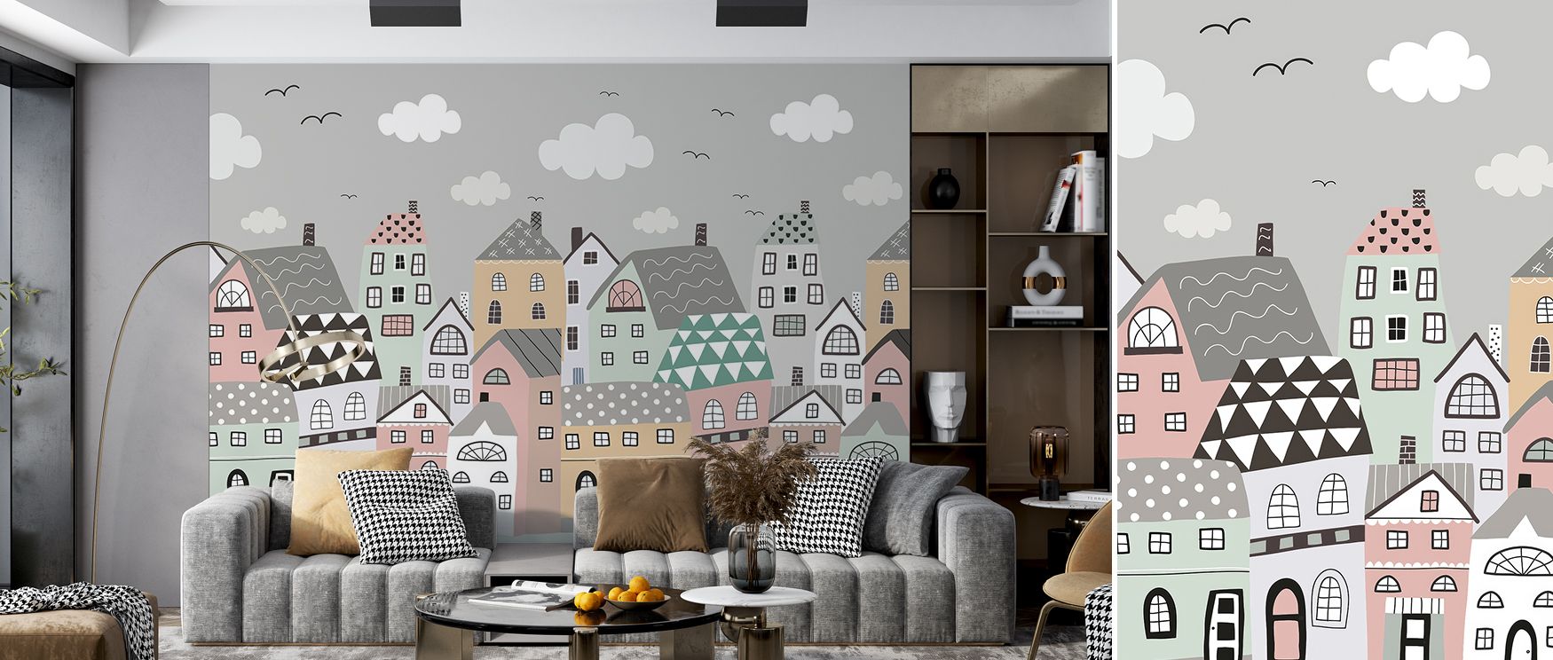 My Best Friends Houses Wallpaper enriches surfaces with detail and warmth, ensuring walls radiate imaginative energy, playful artistry, and decorative vibrancy. 