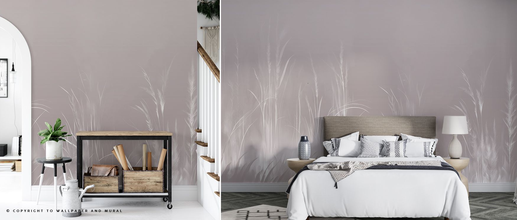A decorative calm radiates in Natures Mood Smoke Wallpaper, presenting imagery that captures the essence of smoke-inspired tones, turning walls into refined spaces filled with natural beauty. 