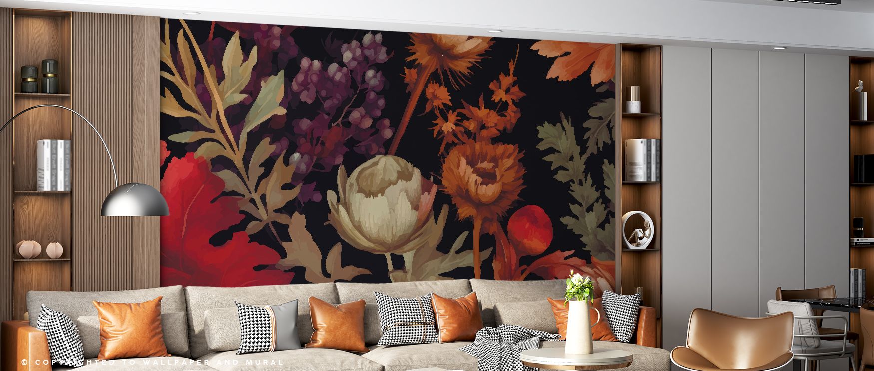 Natures Candy Wallpaper reveals vivid balance as natural elements glow with imaginative artistry, producing decorative imagery that enriches interiors with freshness, charm, and creative beauty. 