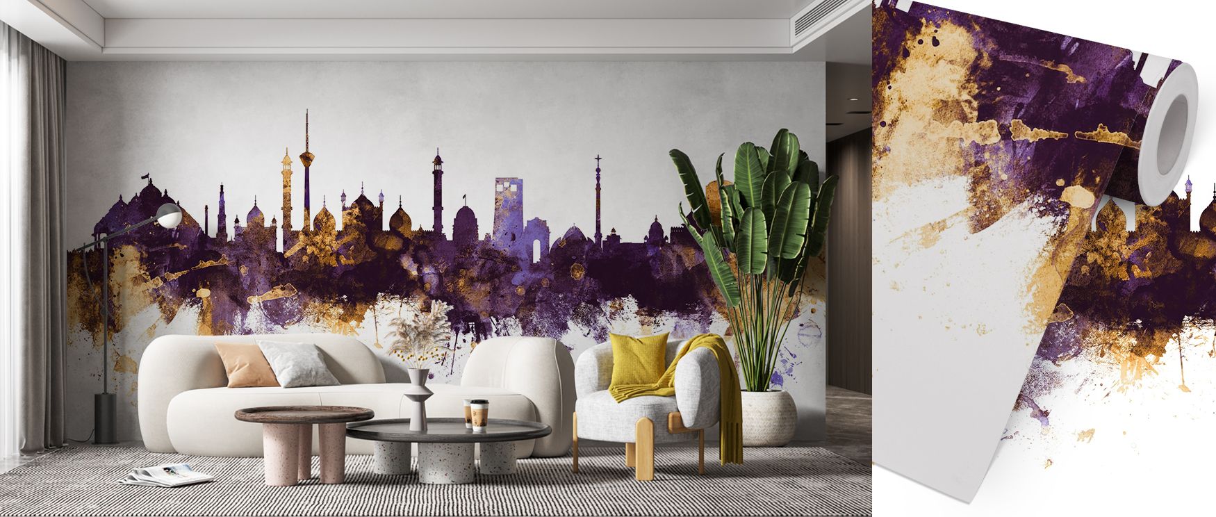 Decorative strength radiates in Nairobi Kenya Skyline Blue & Bronze Wallpaper, ensuring interiors glow with cultural refinement, tonal rhythm, and metropolitan elegance. 