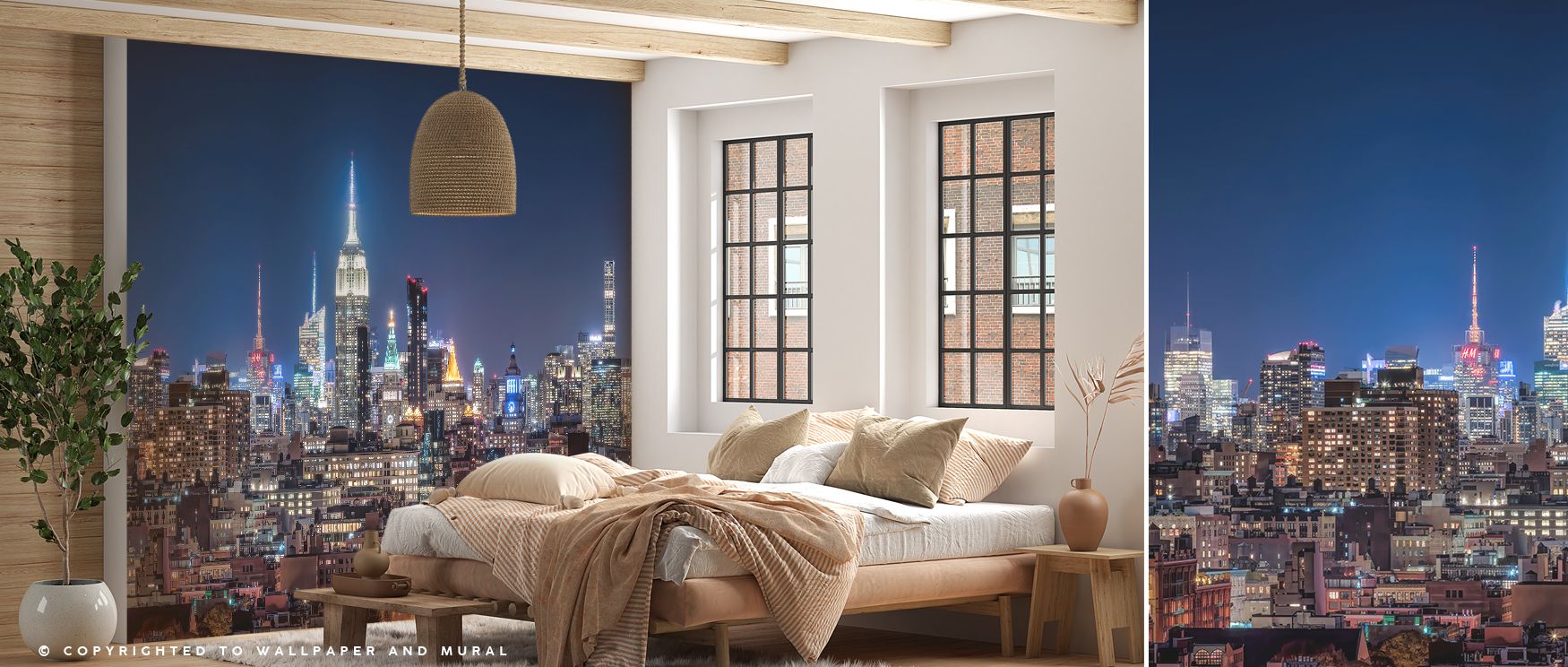 New York Lights Wallpaper captures urban brilliance with tonal rhythm, creating walls enriched with vitality, metropolitan energy, and stylish decorative refinement. 