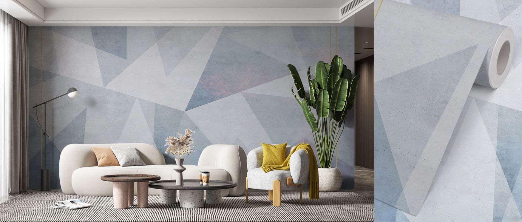 Pastel Concrete Wall Wallpaper transforms concrete’s character into modern art softened with color. Its composition gives interiors a sleek contemporary mood, inspiring sophistication in bedrooms or stylish living spaces. 