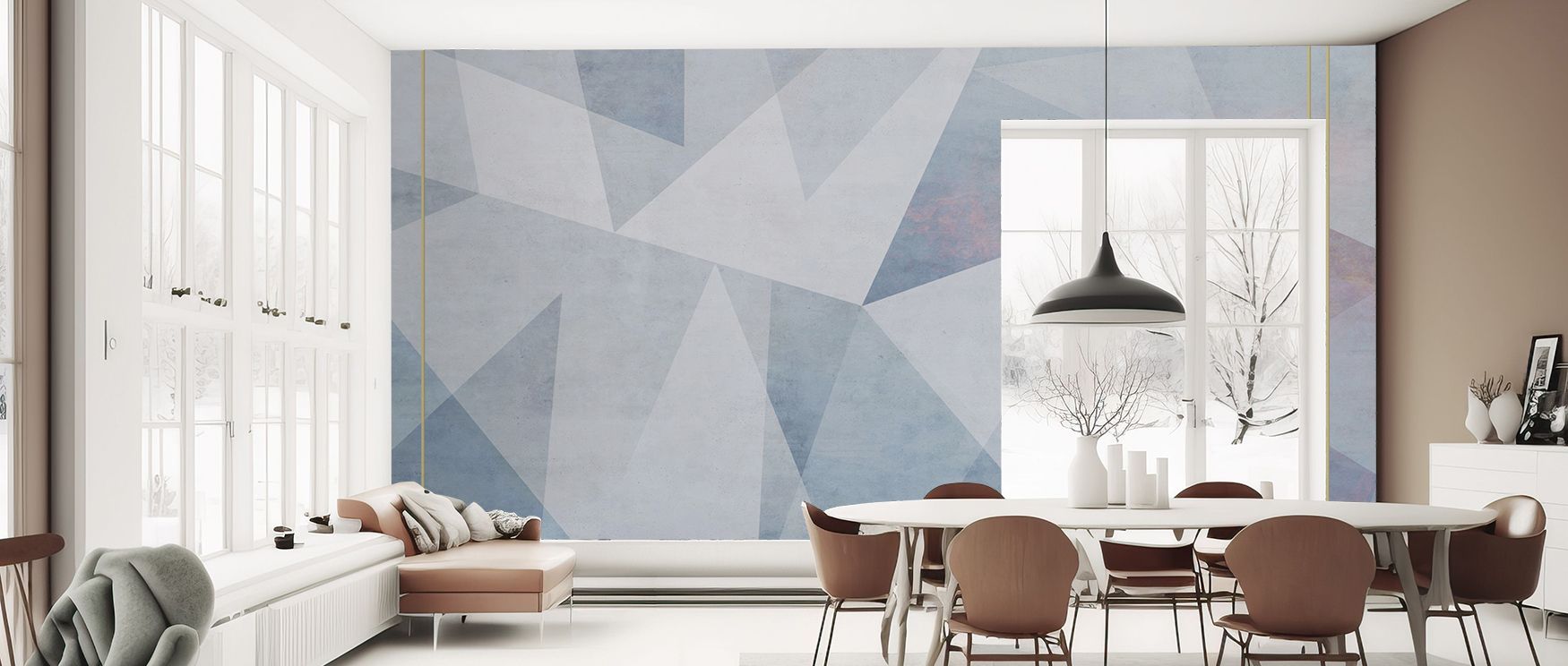 Textured beauty shines through Pastel Concrete Wall Wallpaper, where concrete-inspired artistry meets pastel softness. Interiors become stylish retreats, adding balance and calm to bedrooms or modern offices. 